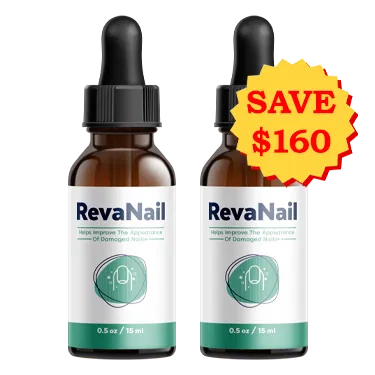 RevaNail topical nail care 2 bottle package 60 day supply